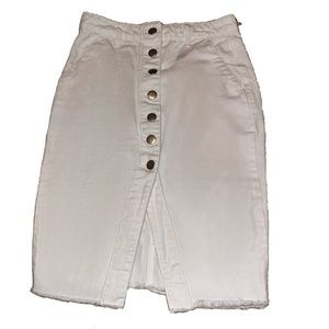 Forever 21 - White Denim Skirt
